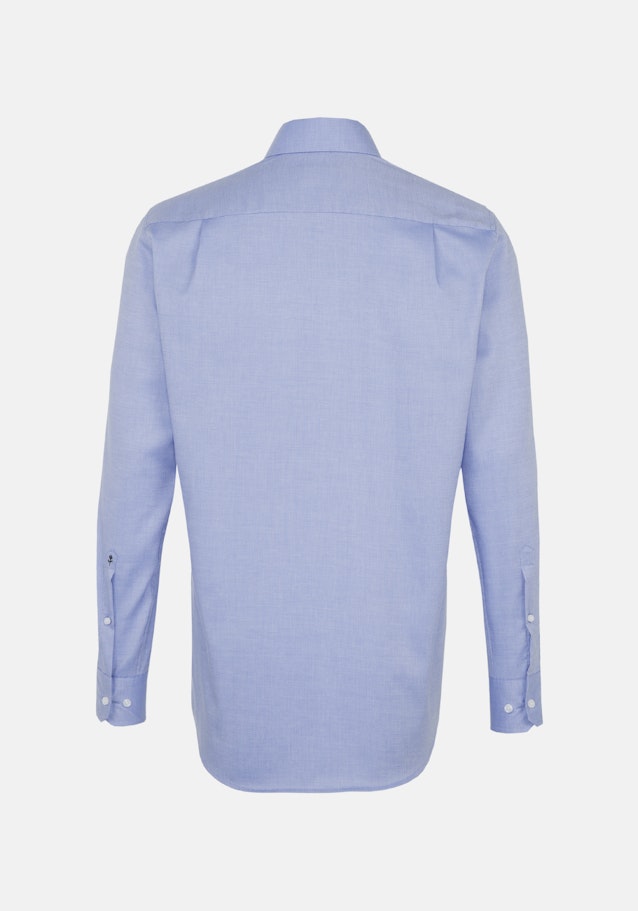 Chemise Business Regular Structuré Col Kent in Bleu Clair |  Seidensticker Onlineshop