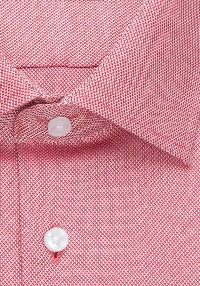 Chemise Business Regular Structuré Col Kent in Rouge |  Seidensticker Onlineshop