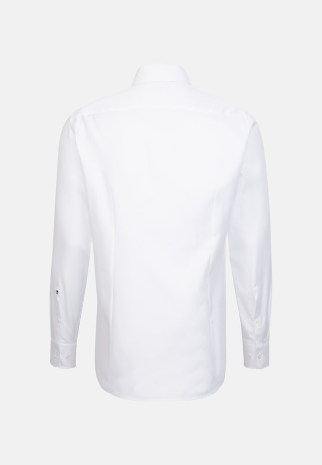 Easy-iron Twill Business Shirt in Shaped with Kent-Collar in White |  Seidensticker Onlineshop