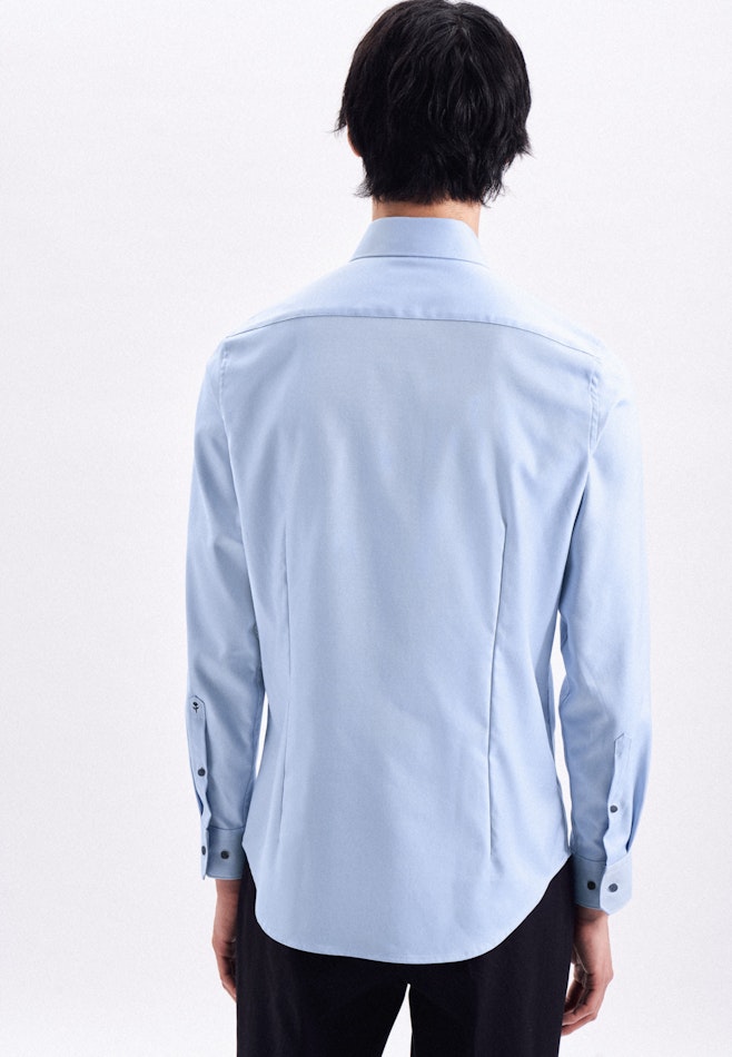 Easy-iron Twill Business Shirt in Slim with Kent-Collar in Light Blue | Seidensticker online shop