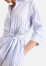 Shirt dress with stretch regular fit in Light Blue |  Seidensticker Onlineshop