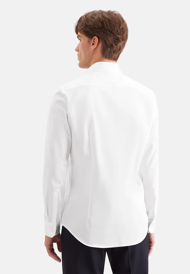 Slim Business Hemd Uni in Weiß |  Seidensticker Onlineshop