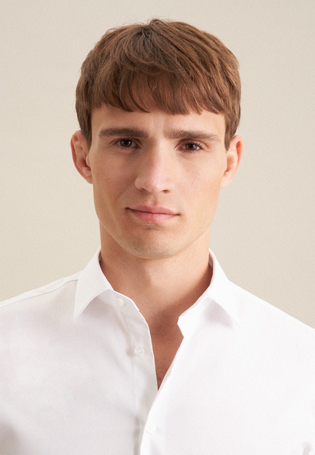 Slim Business shirt Uni in White |  Seidensticker Onlineshop