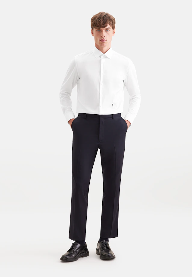 Slim Business Hemd Uni in Weiß |  Seidensticker Onlineshop