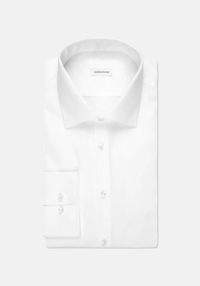 Slim Chemise d'affaires Uni dans Blanc | Boutique en ligne Seidensticker