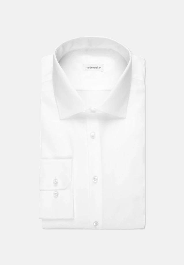 Slim Business shirt Uni in White |  Seidensticker Onlineshop
