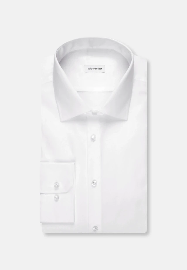 Slim Business Hemd Uni in Weiß |  Seidensticker Onlineshop