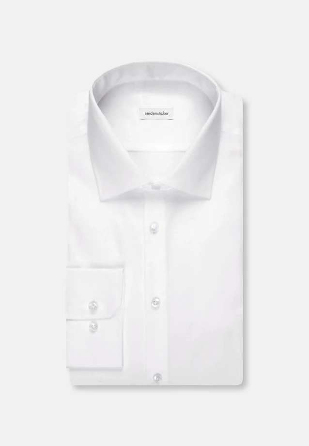 Slim Business Hemd Uni in Weiß |  Seidensticker Onlineshop