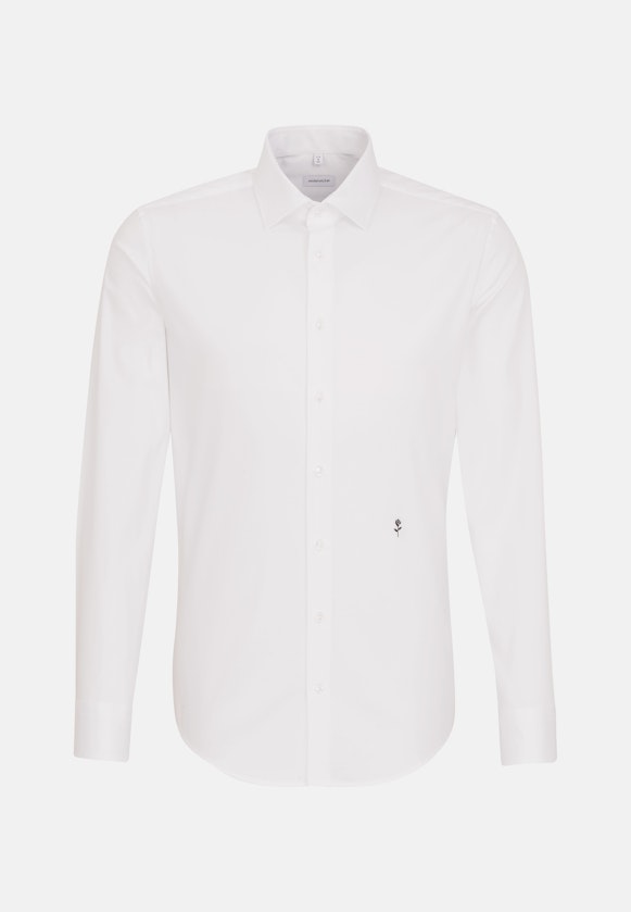 Slim Business shirt Uni in White |  Seidensticker Onlineshop