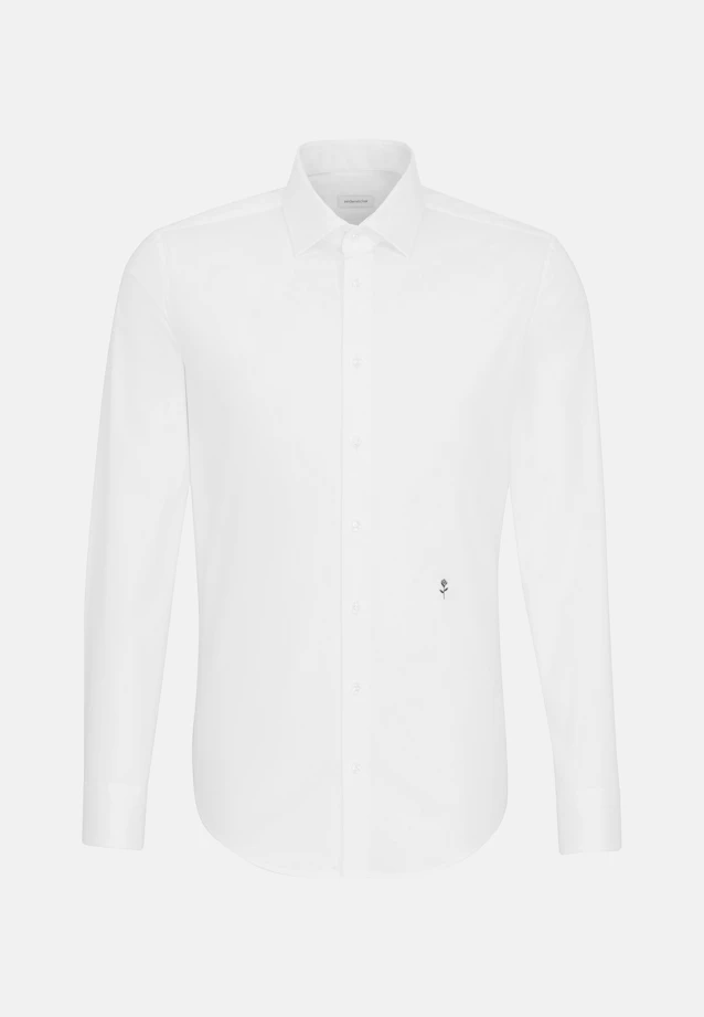 Slim Business Hemd Uni in Weiß |  Seidensticker Onlineshop