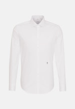 Non-iron Twill Business Shirt in Slim with Kent-Collar in White |  Seidensticker Onlineshop