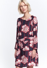 Kleid Druck in Dunkelblau |  Seidensticker Onlineshop