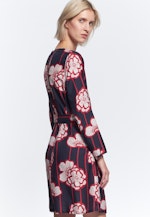 Kleid Druck in Dunkelblau |  Seidensticker Onlineshop