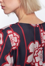 Kleid Druck in Dunkelblau |  Seidensticker Onlineshop