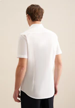 Shaped Business shirt Uni in White |  Seidensticker Onlineshop