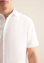 Shaped Business shirt Uni in White |  Seidensticker Onlineshop