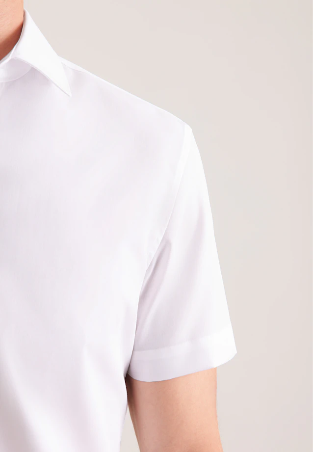 Shaped Business shirt Uni in White |  Seidensticker Onlineshop