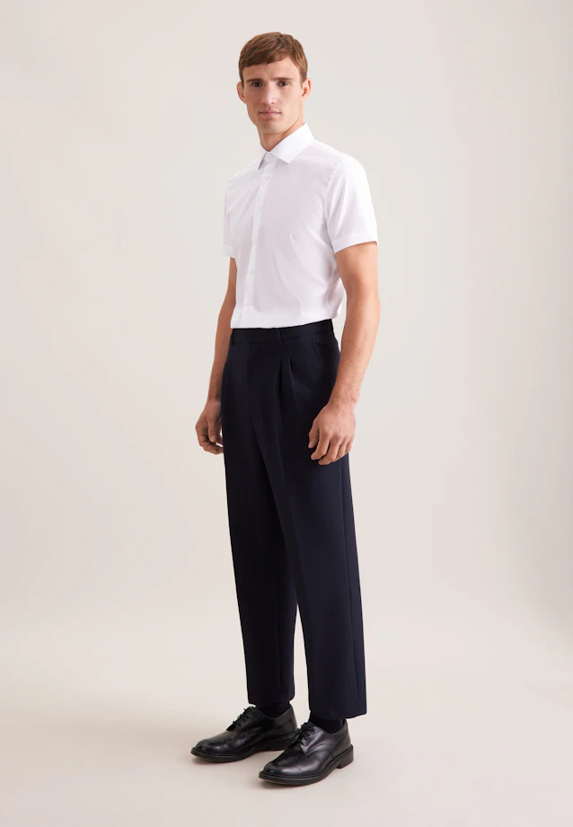 Shaped Business shirt Uni in White |  Seidensticker Onlineshop