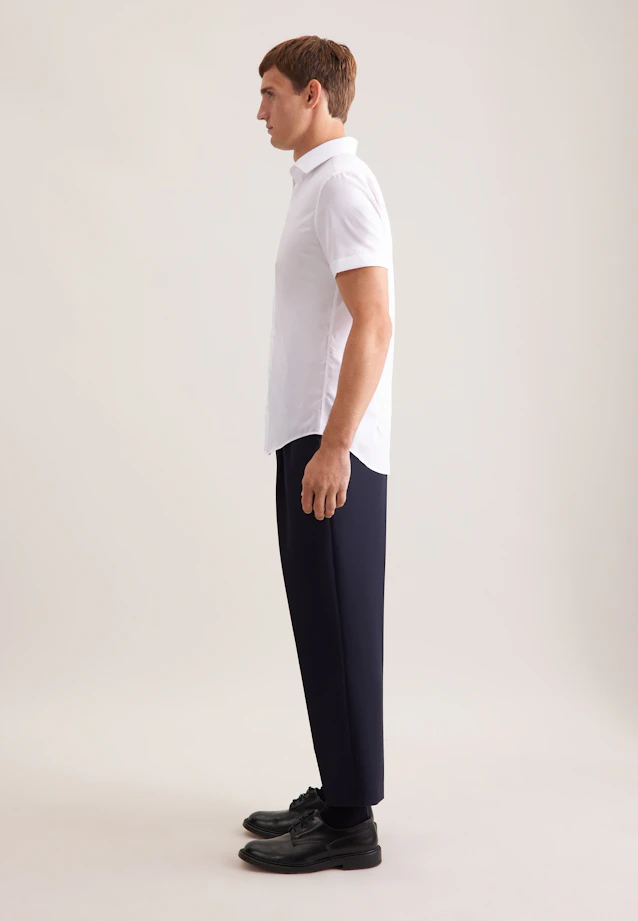 Shaped Business shirt Uni in White |  Seidensticker Onlineshop