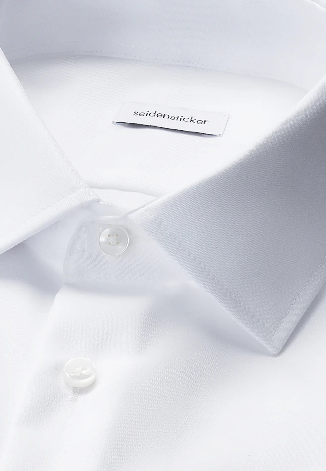 Shaped Business shirt Uni in White | Seidensticker online shop