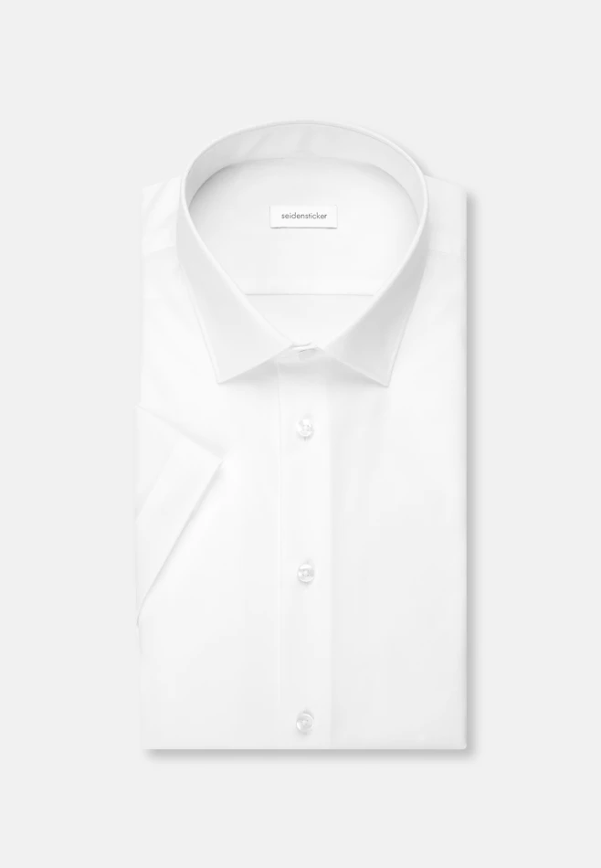 Shaped Business shirt Uni in White | Seidensticker online shop