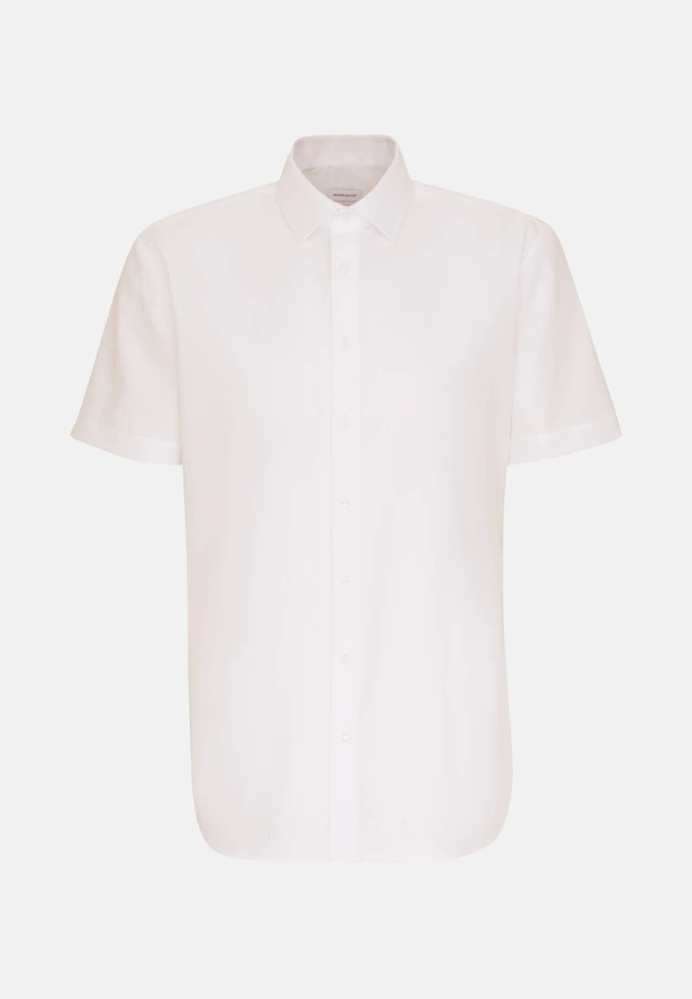 Shaped Business shirt Uni in White |  Seidensticker Onlineshop