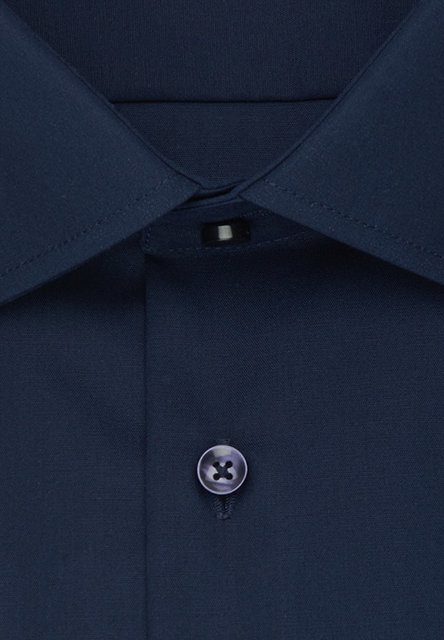 Shaped Business shirt Uni in Dark Blue |  Seidensticker Onlineshop
