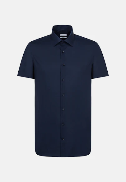 Shaped Business shirt Uni in Dark Blue |  Seidensticker Onlineshop
