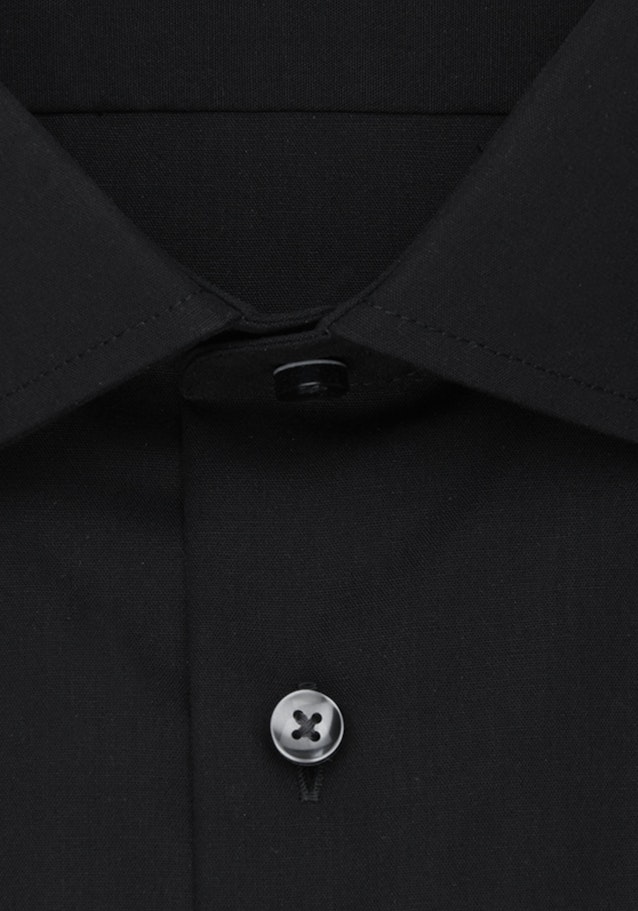 Shaped Chemise d'affaires Uni in Noir | Seidensticker Onlineshop