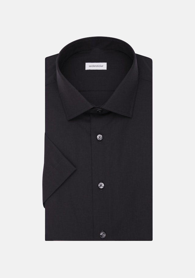 Shaped Chemise d'affaires Uni in Noir | Seidensticker Onlineshop