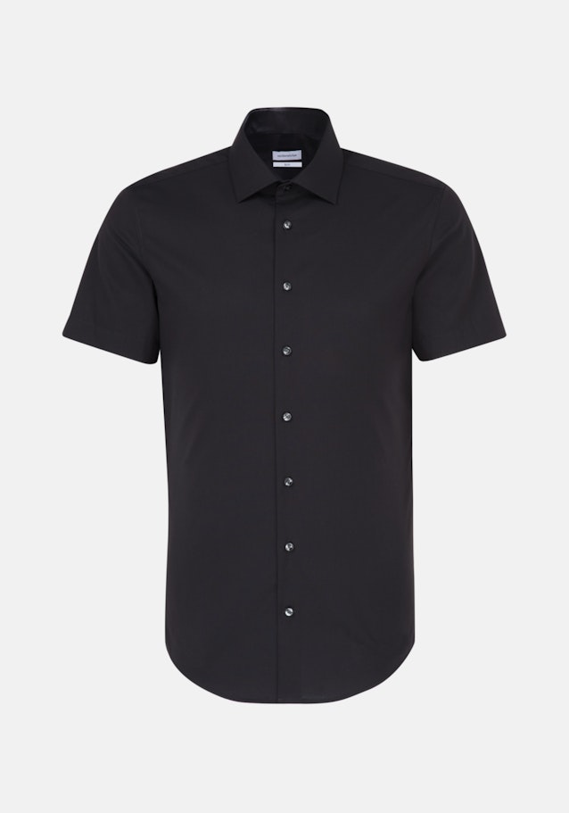 Shaped Chemise d'affaires Uni in Noir | Seidensticker Onlineshop