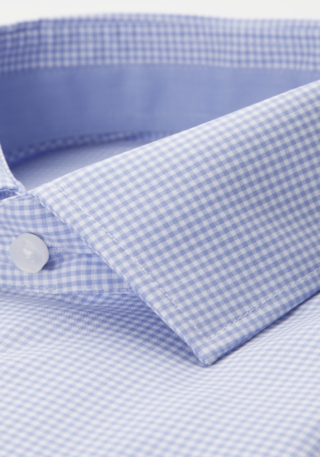 Non-iron Poplin Business Shirt in Regular with Kent-Collar in Light Blue |  Seidensticker Onlineshop