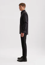 Shaped Business Hemd Uni in Schwarz |  Seidensticker Onlineshop