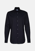 Shaped Business Hemd Uni in Schwarz |  Seidensticker Onlineshop