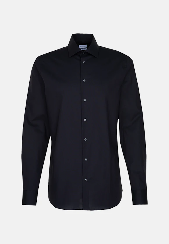 Shaped Chemise d'affaires Uni in Noir |  Seidensticker Onlineshop