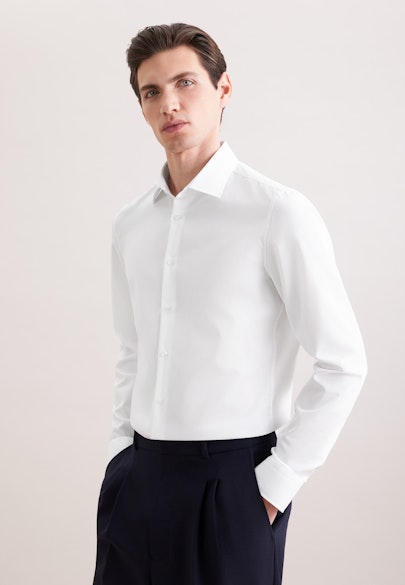 Shaped Chemise d'affaires Uni in Blanc |  Seidensticker Onlineshop