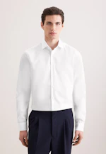Shaped Business shirt Uni in White |  Seidensticker Onlineshop