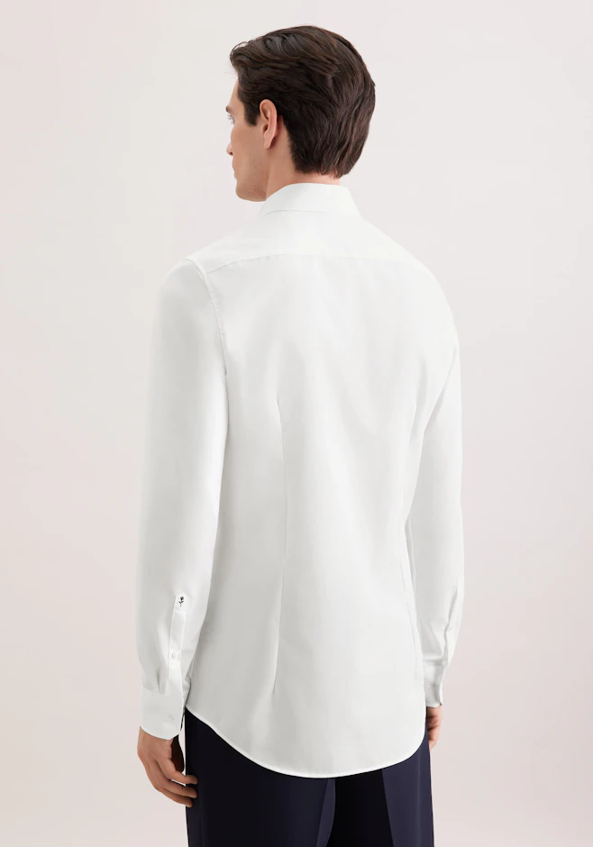 Shaped Business Hemd Uni in Weiß | Seidensticker Onlineshop