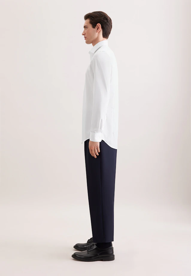 Shaped Business shirt Uni in White |  Seidensticker Onlineshop