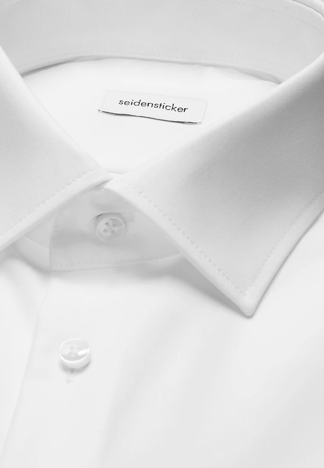 Shaped Business shirt Uni in White | Seidensticker online shop