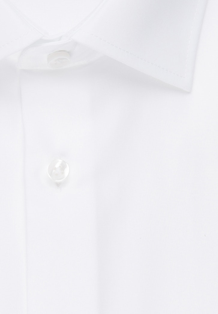 Herren Bügelfreies Popeline Business Hemd in Shaped mit Kentkragen und extra  langem Arm weiß | Seidensticker