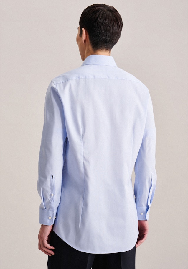 Shaped Chemise d'affaires Uni in Bleu Clair | Seidensticker Onlineshop
