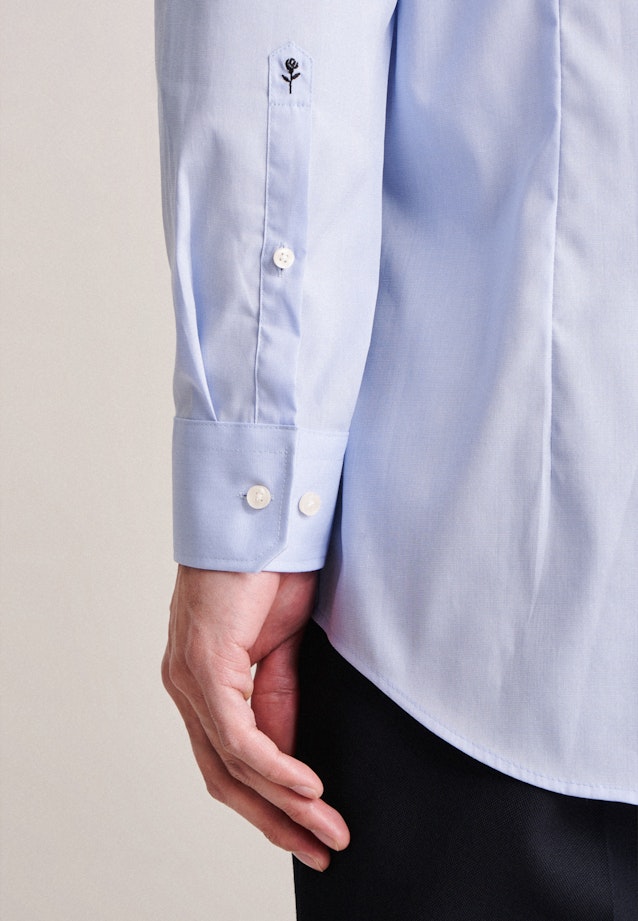 Shaped Business shirt Uni in Light Blue |  Seidensticker Onlineshop