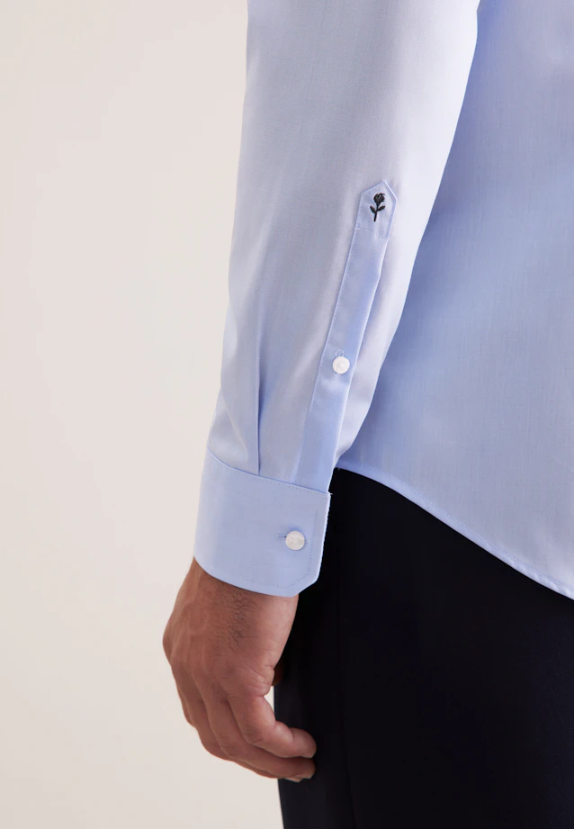 Shaped Business Hemd Uni in Hellblau |  Seidensticker Onlineshop