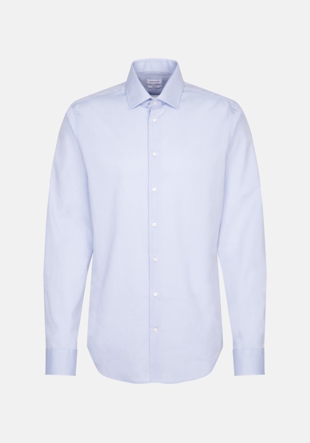 Shaped Chemise d'affaires Uni in Bleu Clair | Seidensticker Onlineshop