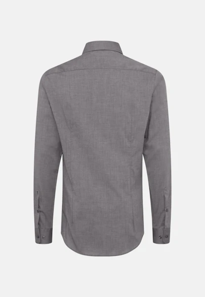 Shaped Business Hemd Uni in Grau |  Seidensticker Onlineshop