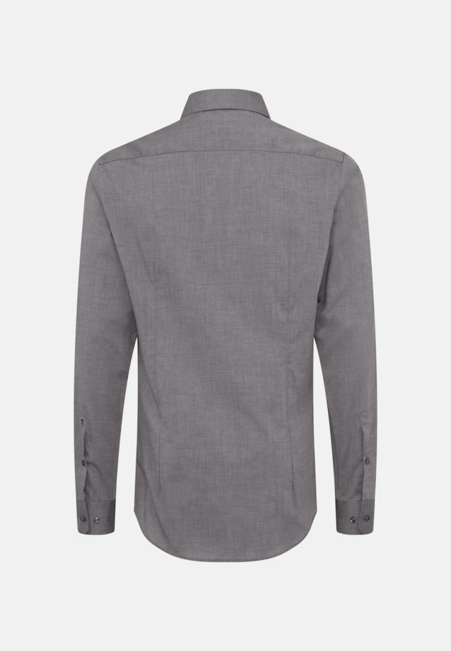 Shaped Business Hemd Uni in Grau |  Seidensticker Onlineshop