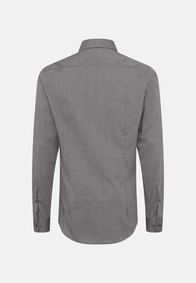 Shaped Business Hemd Uni in Grau | Seidensticker Onlineshop
