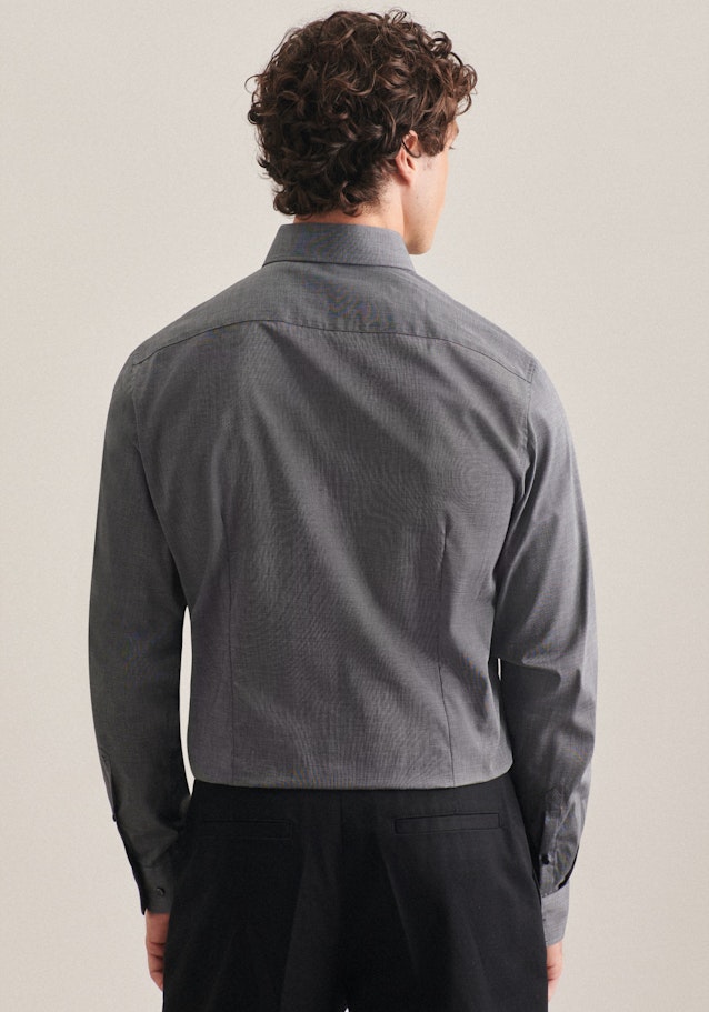Chemise Business Shaped Col Kent  manches extra-longues in Gris | Seidensticker Onlineshop