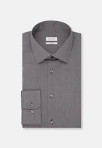Shaped Business shirt Uni in Grey |  Seidensticker Onlineshop